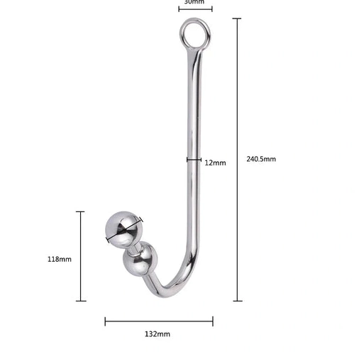 Elegant Anal with Beaded and 5334 Hook Cuffs Collar 0817